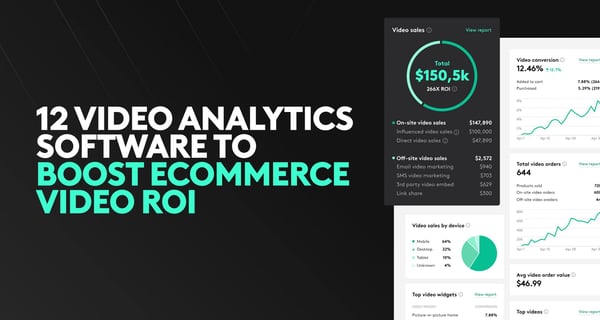 12 Video Analytics Software To Boost eCommerce Video ROI